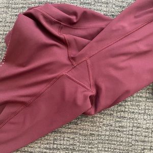 Maroon lululemon leggings
